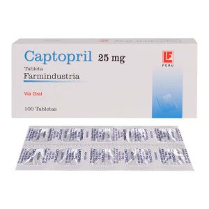 CAPTOPRIL 25mg Tableta x100