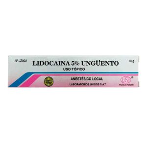 LIDOCAINA 5% Unguento x10g