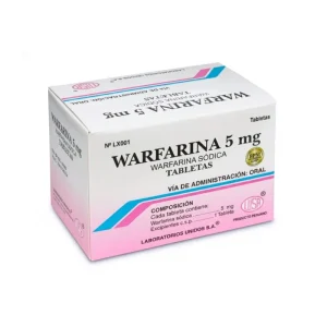 WARFARINA 5mg Tableta x100